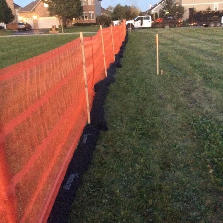 orange fence